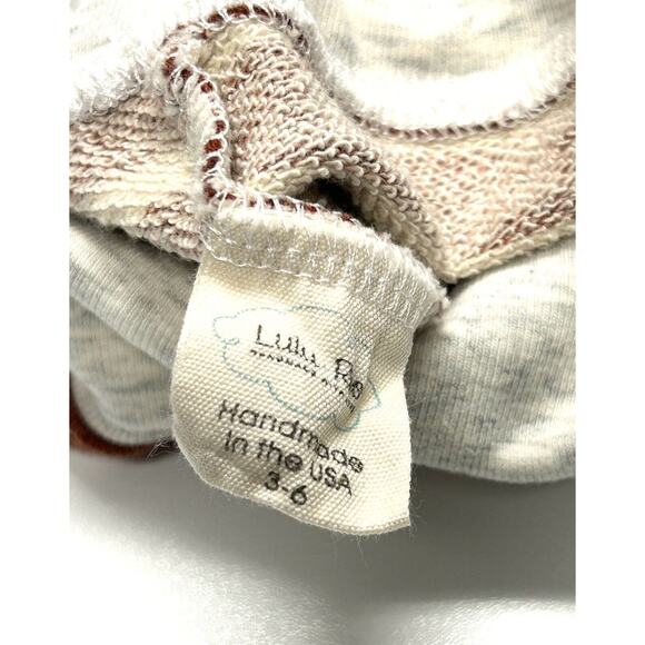 Lulu & Roo Hoodie & Jogger Pants Set Baby Toddler Size 3 - 6 Months Striped Red - Picture 4 of 4